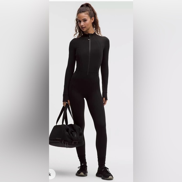 lululemon athletica Tops - NWT Lululemon Define Mesh-Back Onesie Nulu Size  6 color black